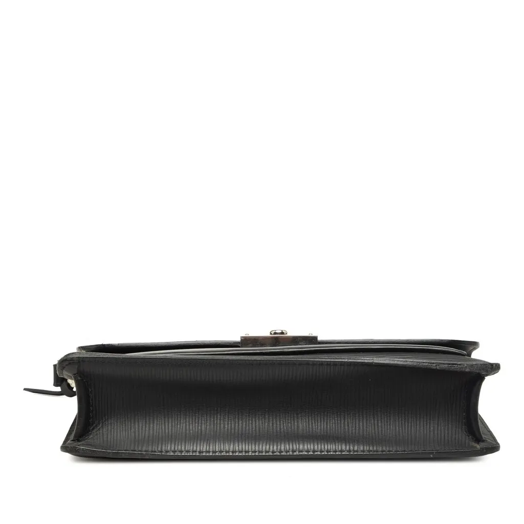 Louis Vuitton Epi Neo Belaia Clutch Black Leather Very good - Inside View