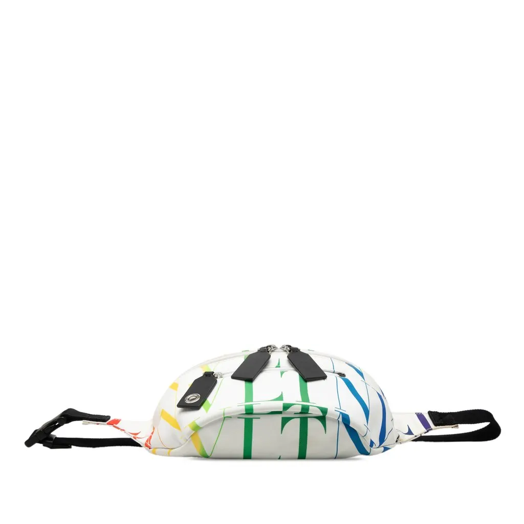 Valentino Nylon VLTN Times Belt Bag White Very good - Inside View