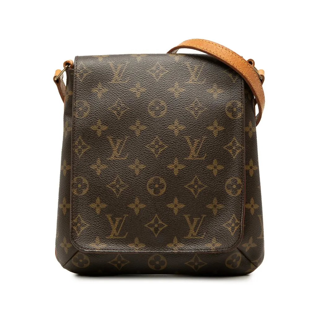 Louis Vuitton Monogram Musette Salsa PM Long Strap Brown Canvas Very good - Front View