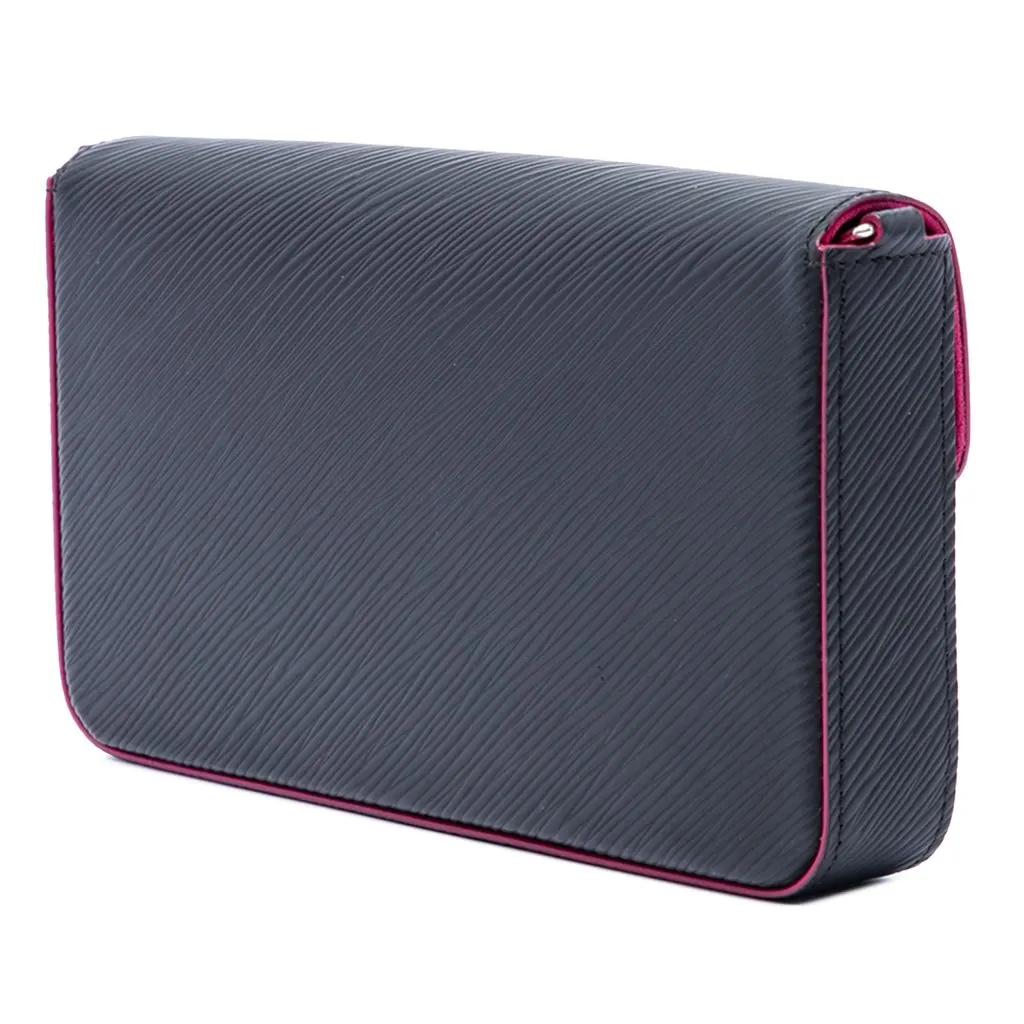 Louis Vuitton Epi Pochette Felicie Black Leather Good - Back View