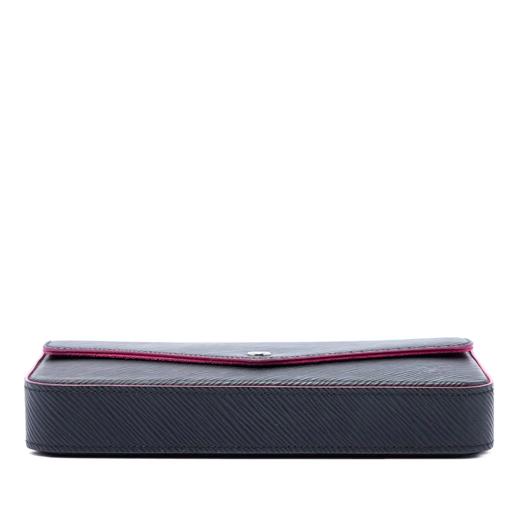 Louis Vuitton Epi Pochette Felicie Black Leather Good - Inside View