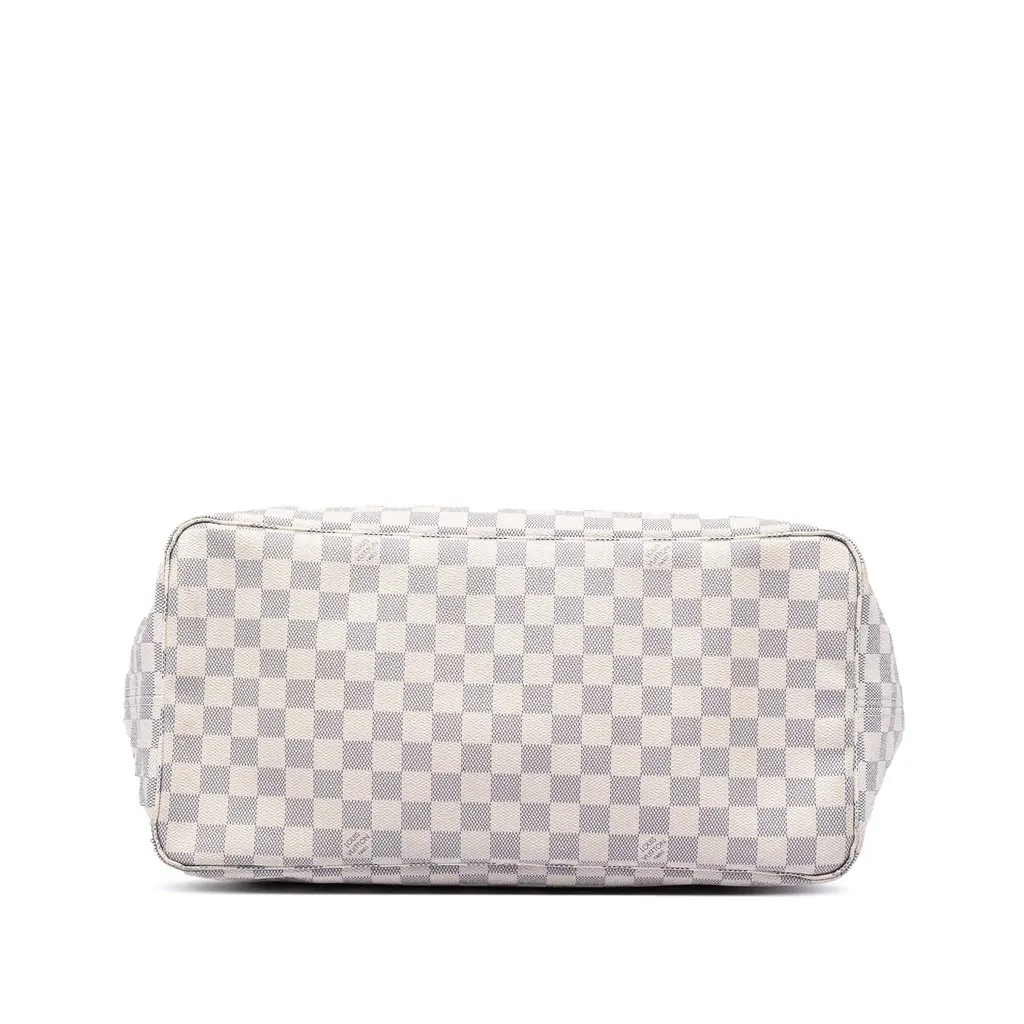 Louis Vuitton Damier Azur Neverfull GM White Very good - Inside View
