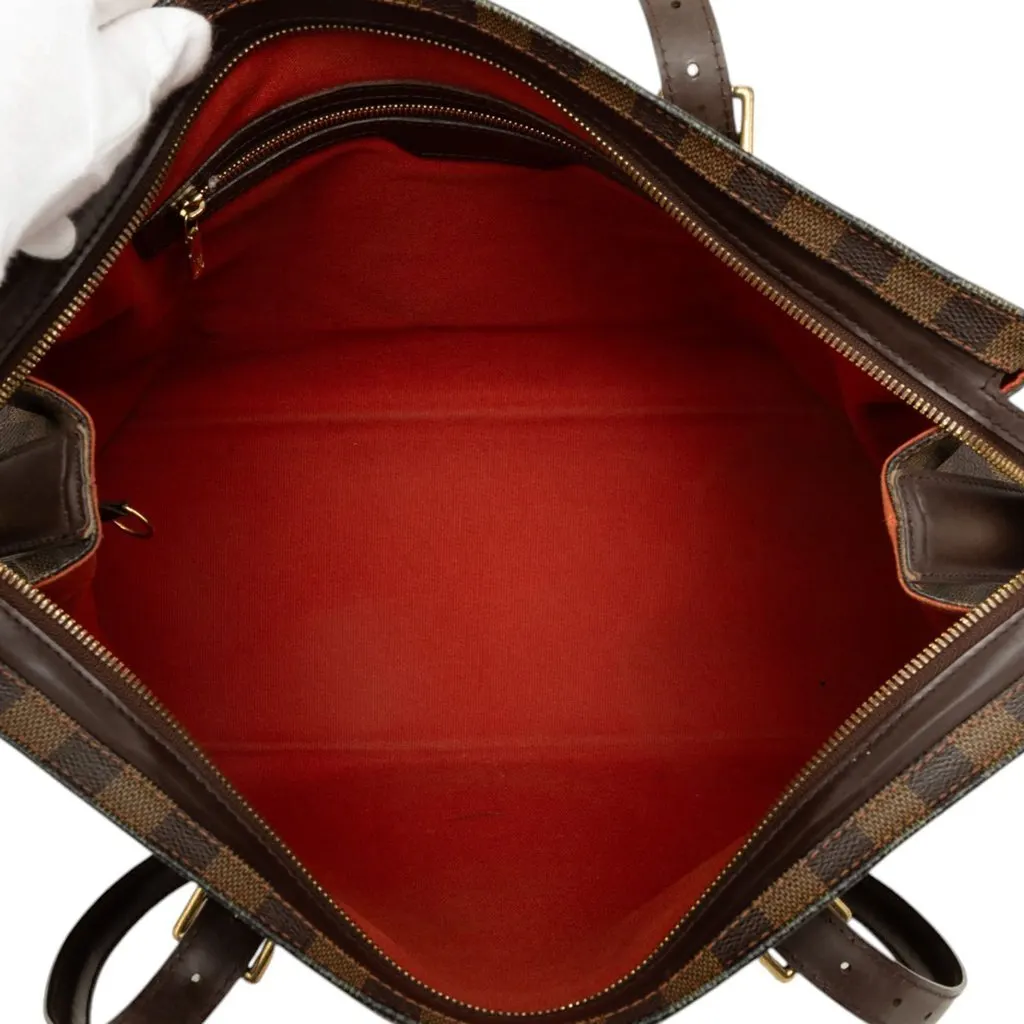 Louis Vuitton Damier Ebene Chelsea Brown Canvas Good - Model View