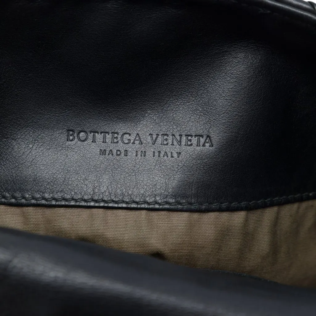 Bottega Veneta Nappa Intrecciato Messenger Bag Black Leather Good - Box View