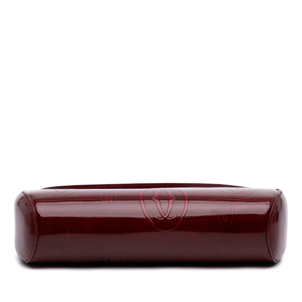 Cartier Patent Happy Birthday Handbag Red Leather Very good - Inside View