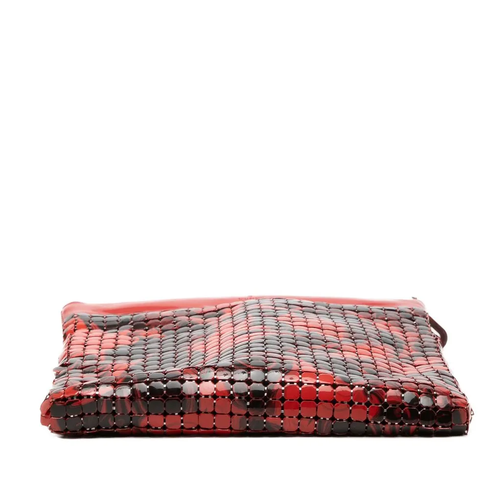 Gucci Metal Abstact Lava  Chainmail Shoulder Bag Red Metal Very good - Inside View
