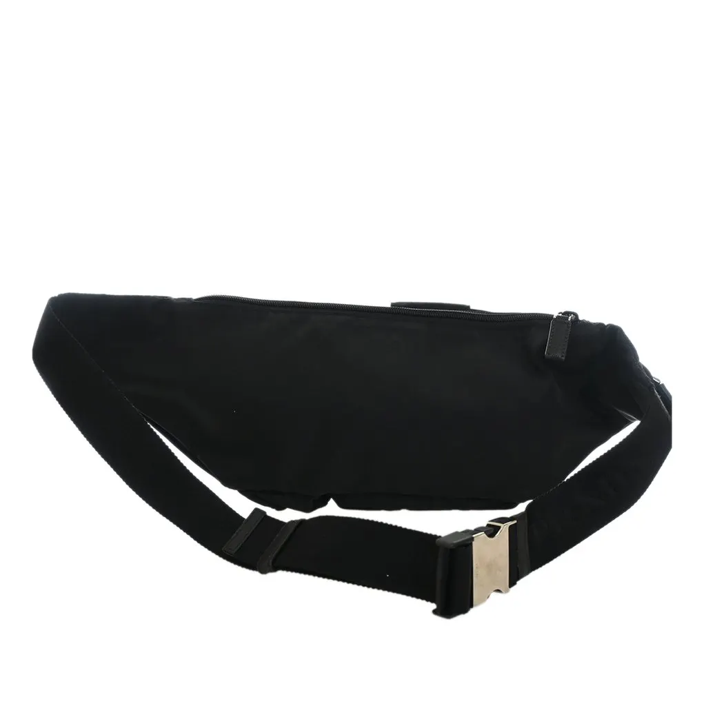 Prada Tessuto Multi Pocket Belt Bag Black Polyamide Very good - Back View
