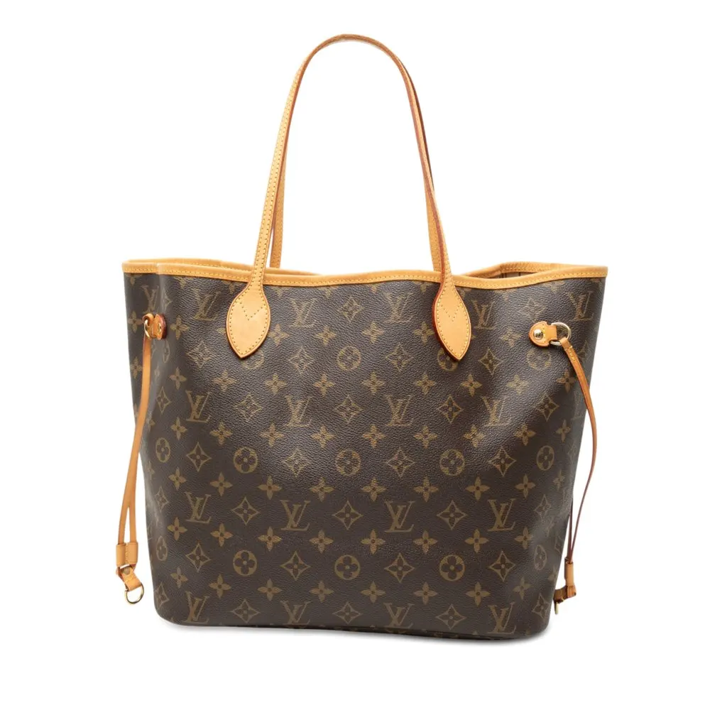 Louis Vuitton Monogram Neverfull MM Brown Very good - Front View