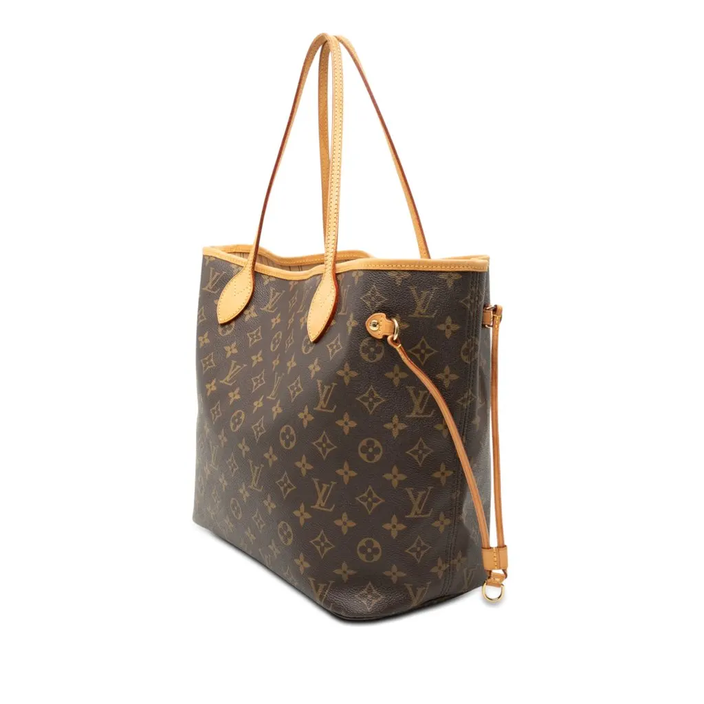 Louis Vuitton Monogram Neverfull MM Brown Very good - Back View