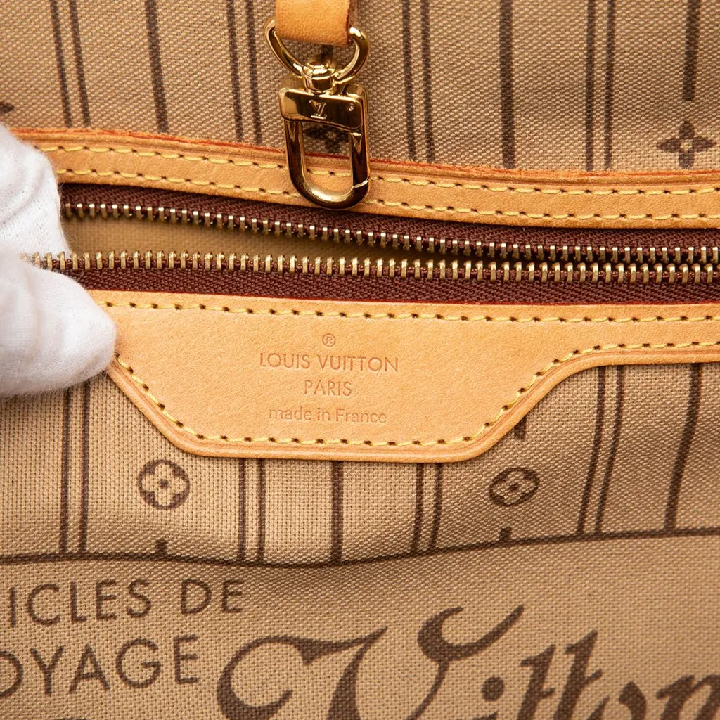 Louis Vuitton Monogram Neverfull MM Brown Very good - Box View