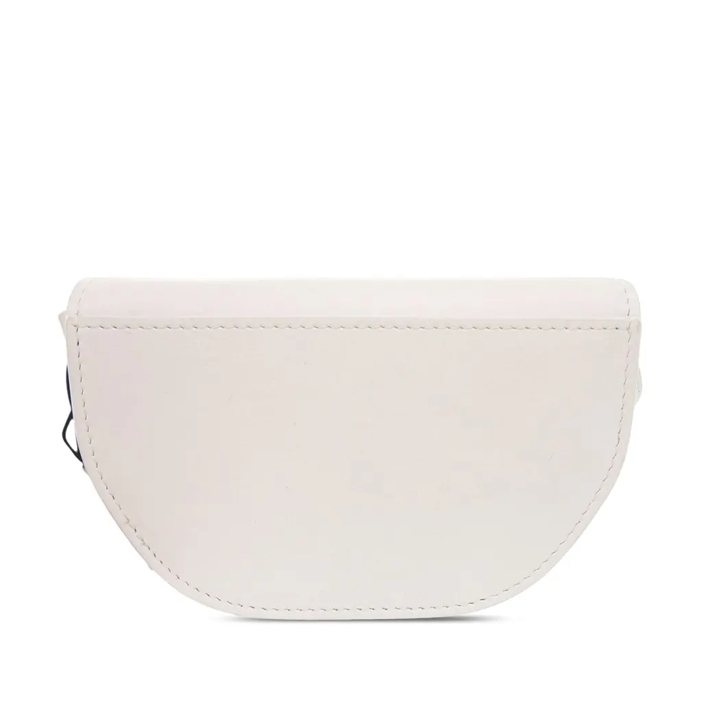 Burberry Micro Leather Olympia Crossbody White Leather Very good - Back View