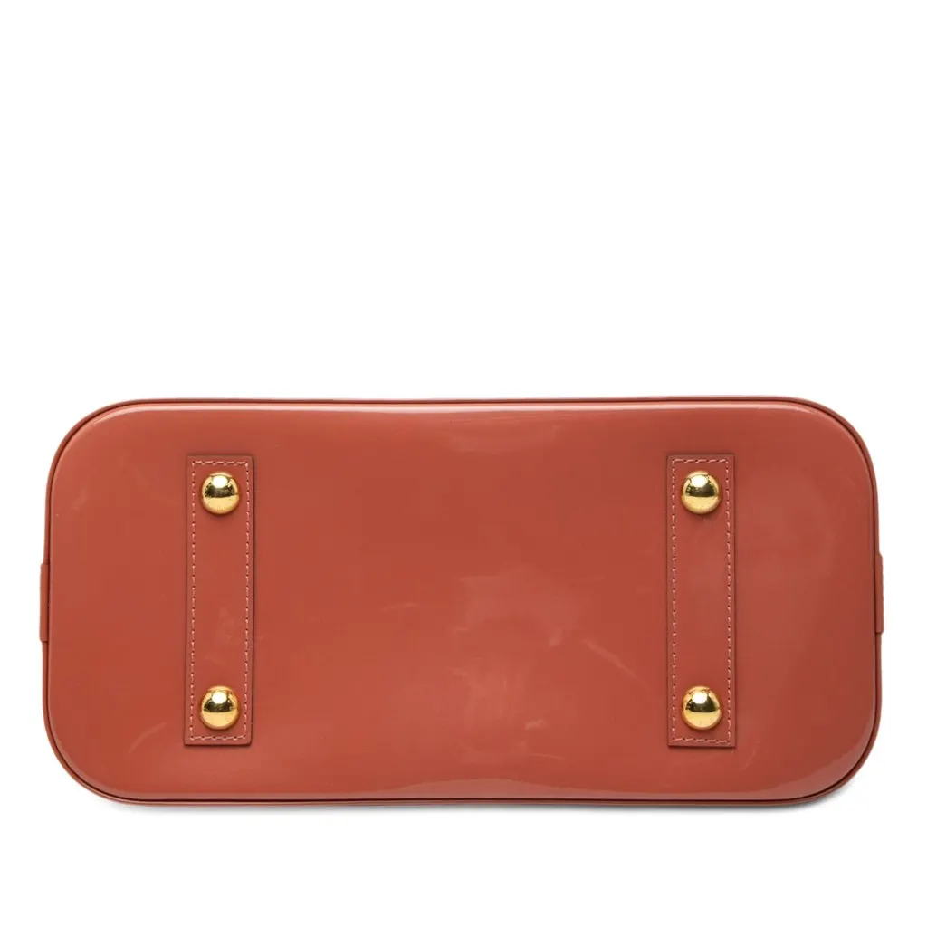 Louis Vuitton Monogram Vernis Alma PM Pink Leather Very good - Inside View