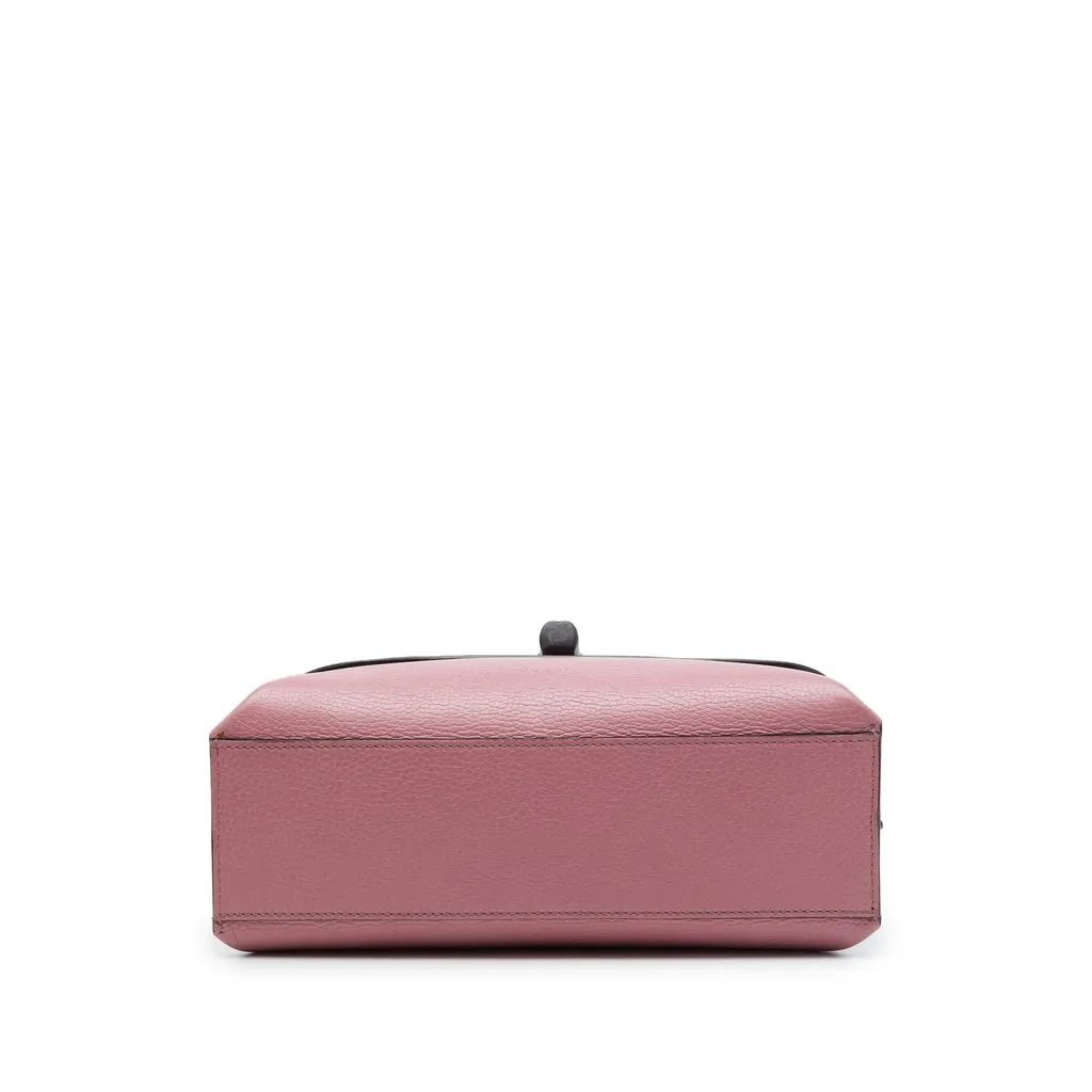 Gucci Small Calfskin Bamboo Daily Satchel Pink Leather Very good - Inside View