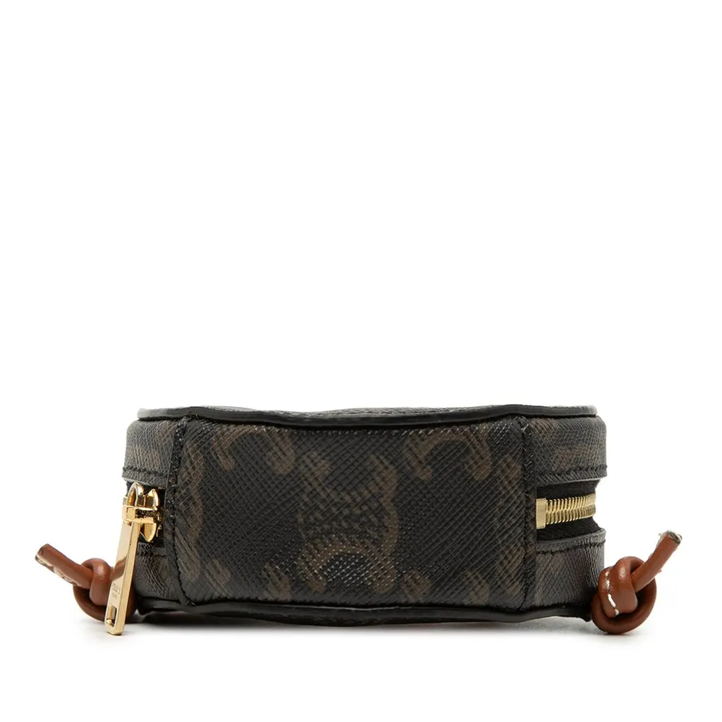 Celine Micro Triomphe Coated Canvas Heart Crossbody Brown Very good - Inside View