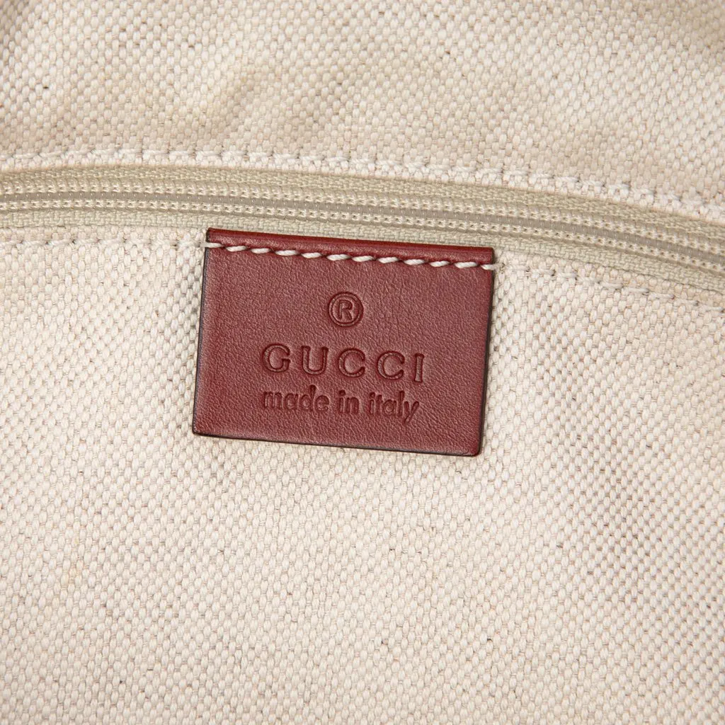 Gucci GG Canvas Sukey Satchel Beige Very good - Box View