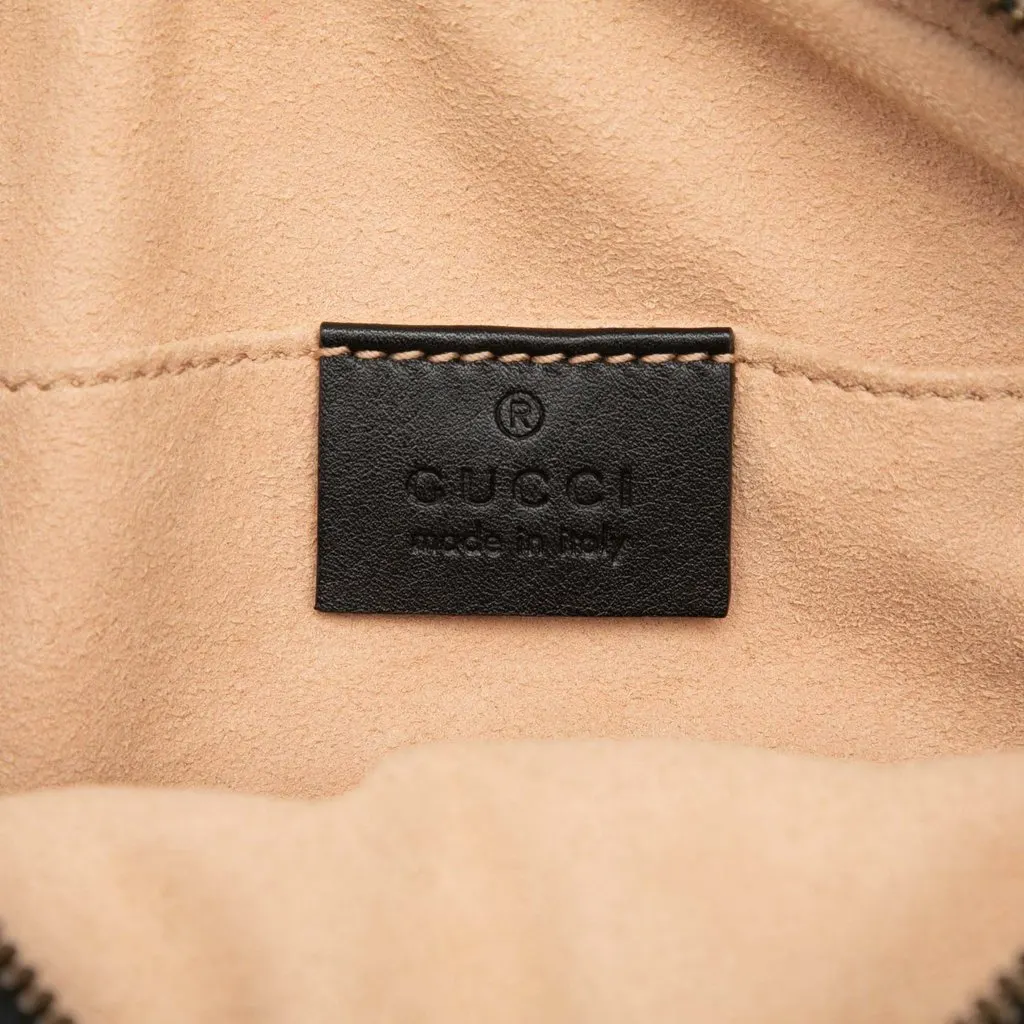 Gucci GG Marmont Matelasse Leather Belt Bag Black Leather Very good - Box View