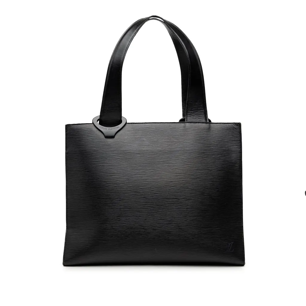Louis Vuitton Epi Gemeaux Black Leather Good - Front View