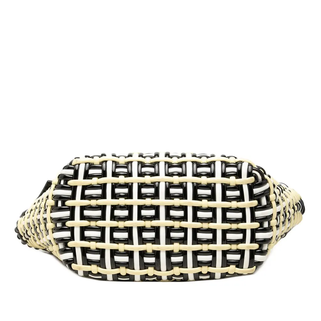 Balenciaga Faux Leather Bistro Basket Bag XS Yellow Very good - Inside View
