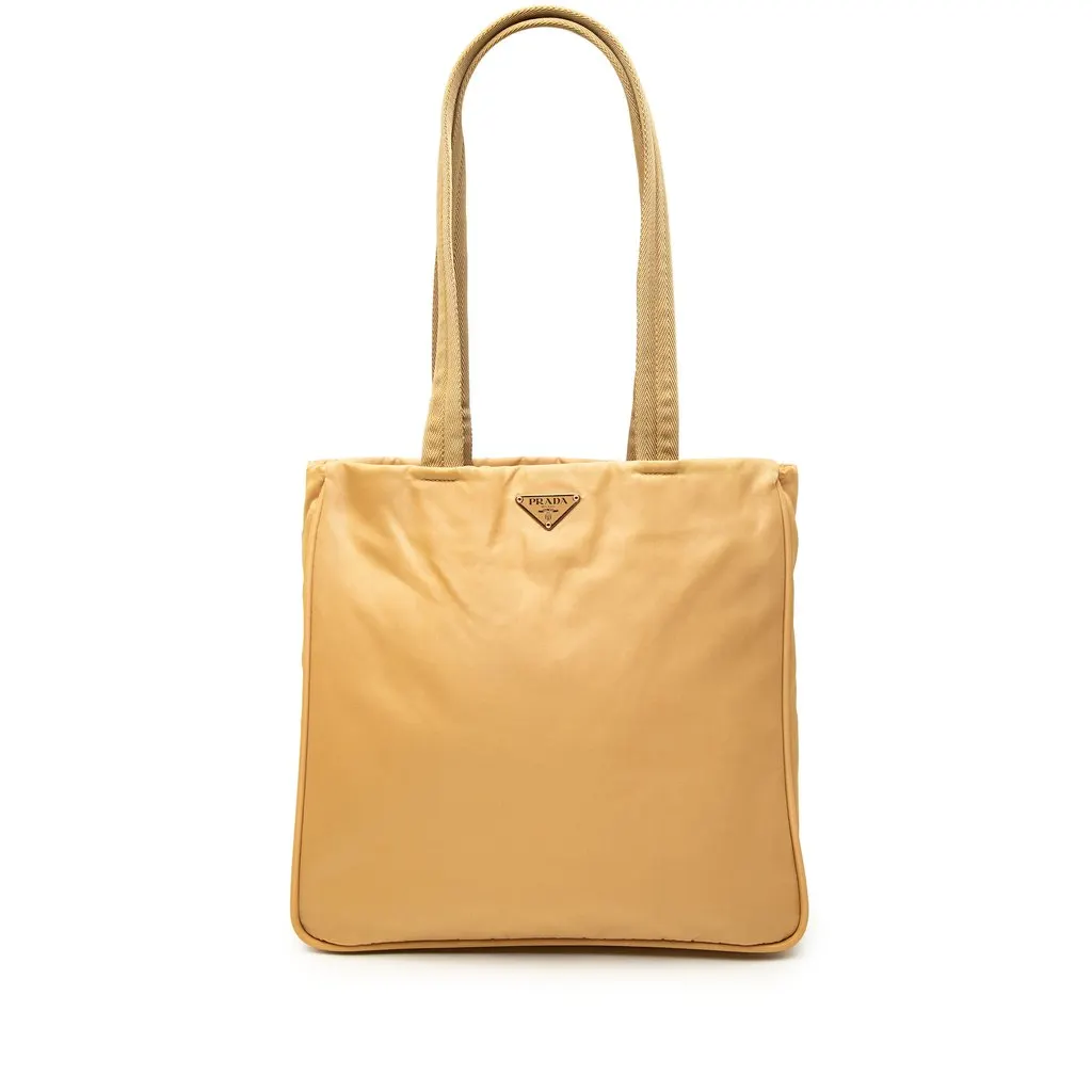 Prada Tessuto Tote Brown Very good - Front View