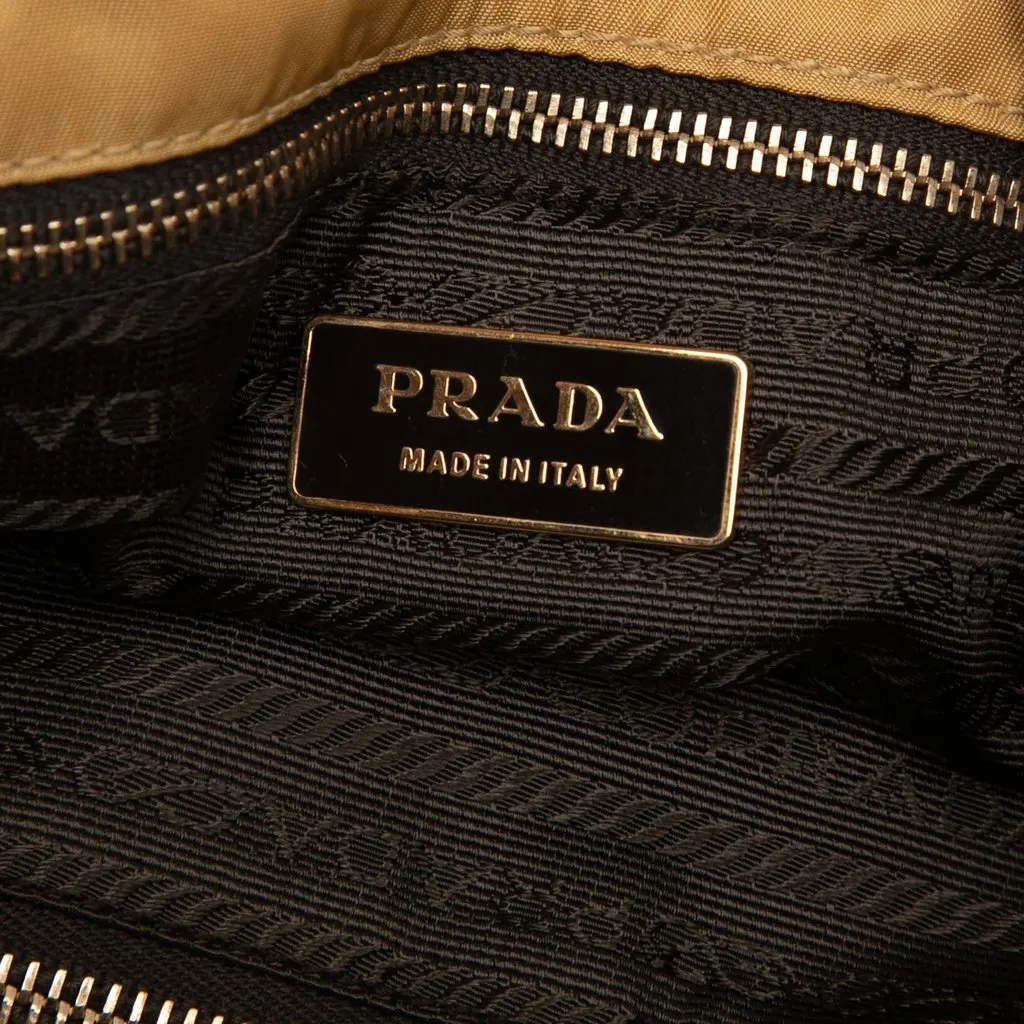 Prada Tessuto Tote Brown Very good - Box View