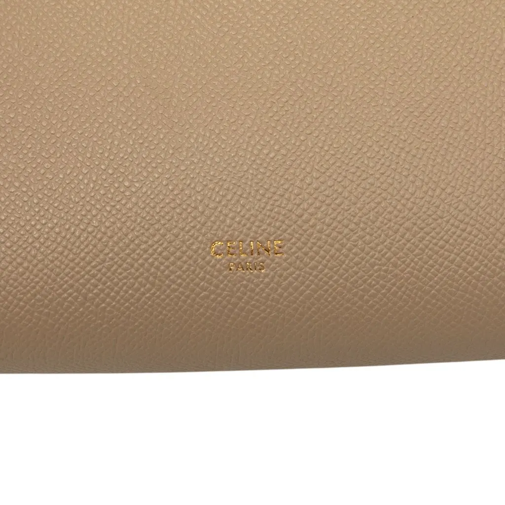 Celine Nano Grained Calfskin Belt Bag Beige Leather Very good - Box View