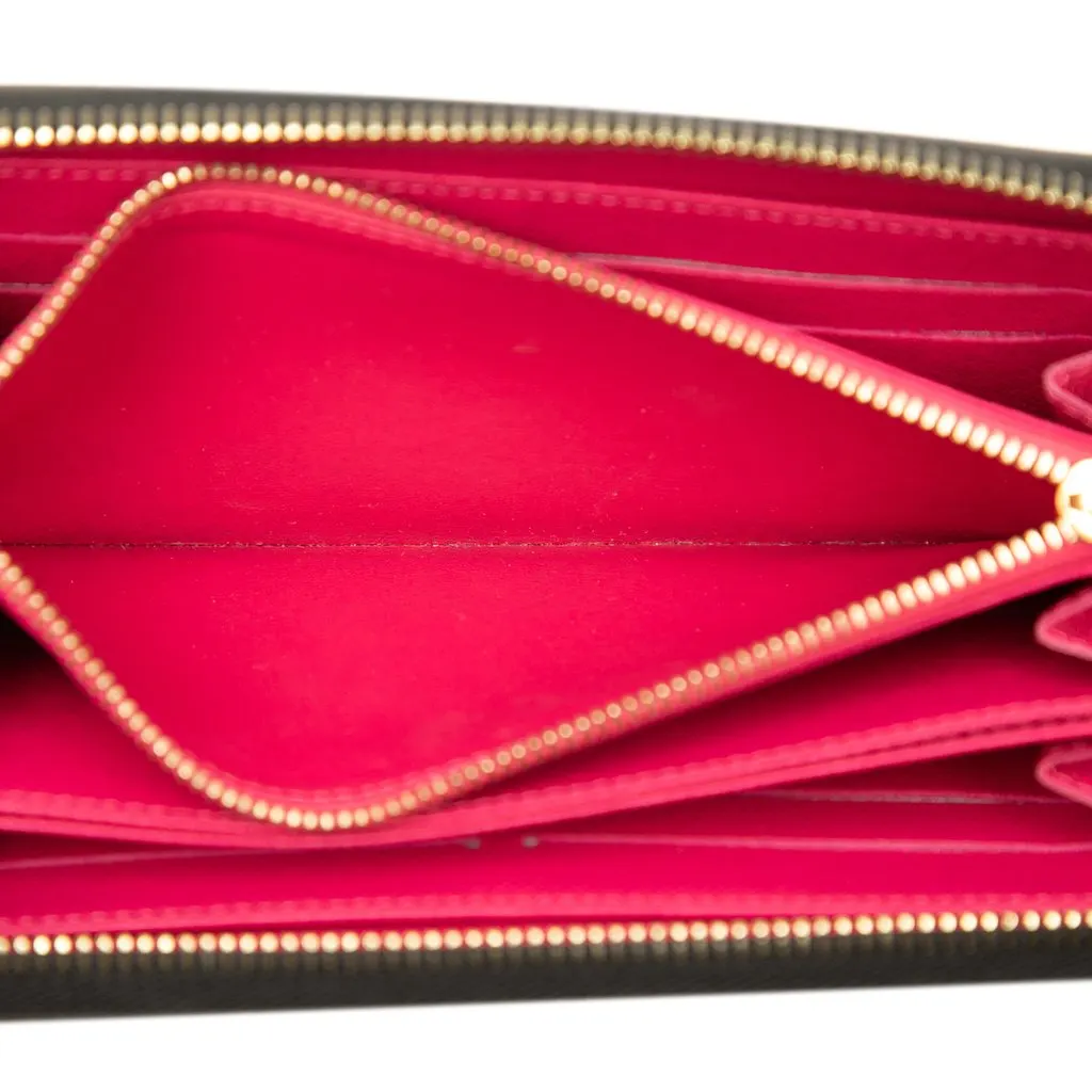 Louis Vuitton Monogram Multicolore Zippy Wallet Black Canvas Very good - Model View