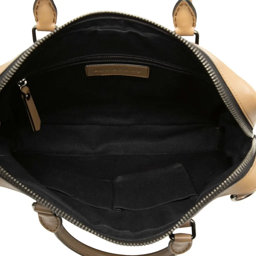 Burberry Smoke Check Coated Canvas Clinton Business Bag MultiColor Very good - Model View