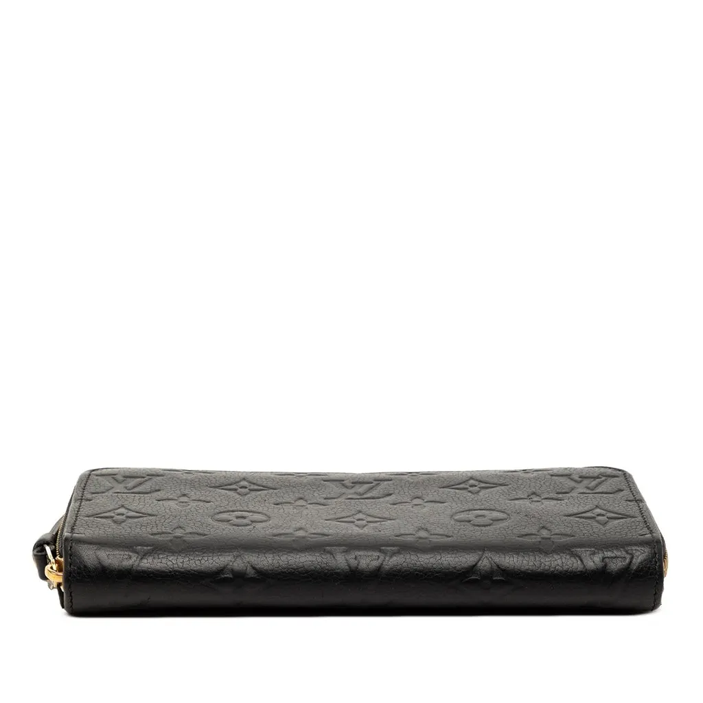 Louis Vuitton Monogram Empreinte Zippy Long Wallet Black Leather Very good - Inside View