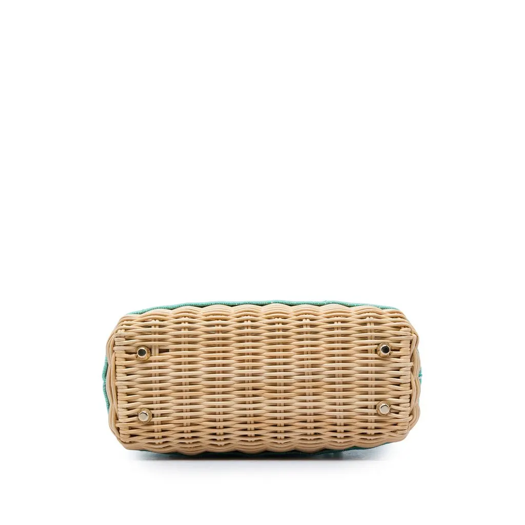 Dior Mini Wicker Toile de Jouy Lady Dior Beige Very good - Inside View