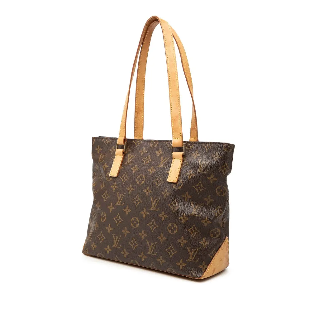 Louis Vuitton Monogram Cabas Piano Brown Good - Back View