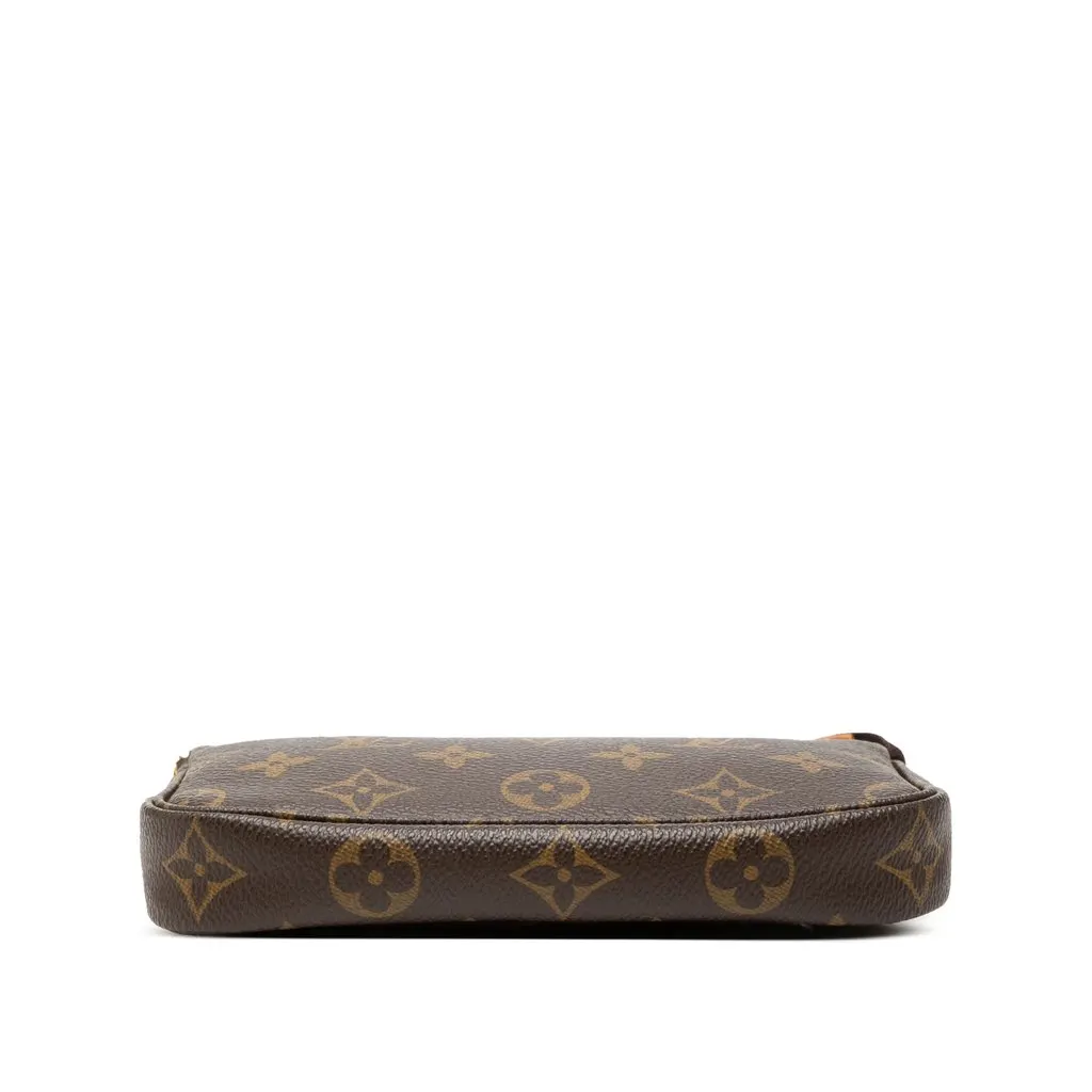 Louis Vuitton Monogram Mini Pochette Accessoires Brown Canvas Very good - Inside View