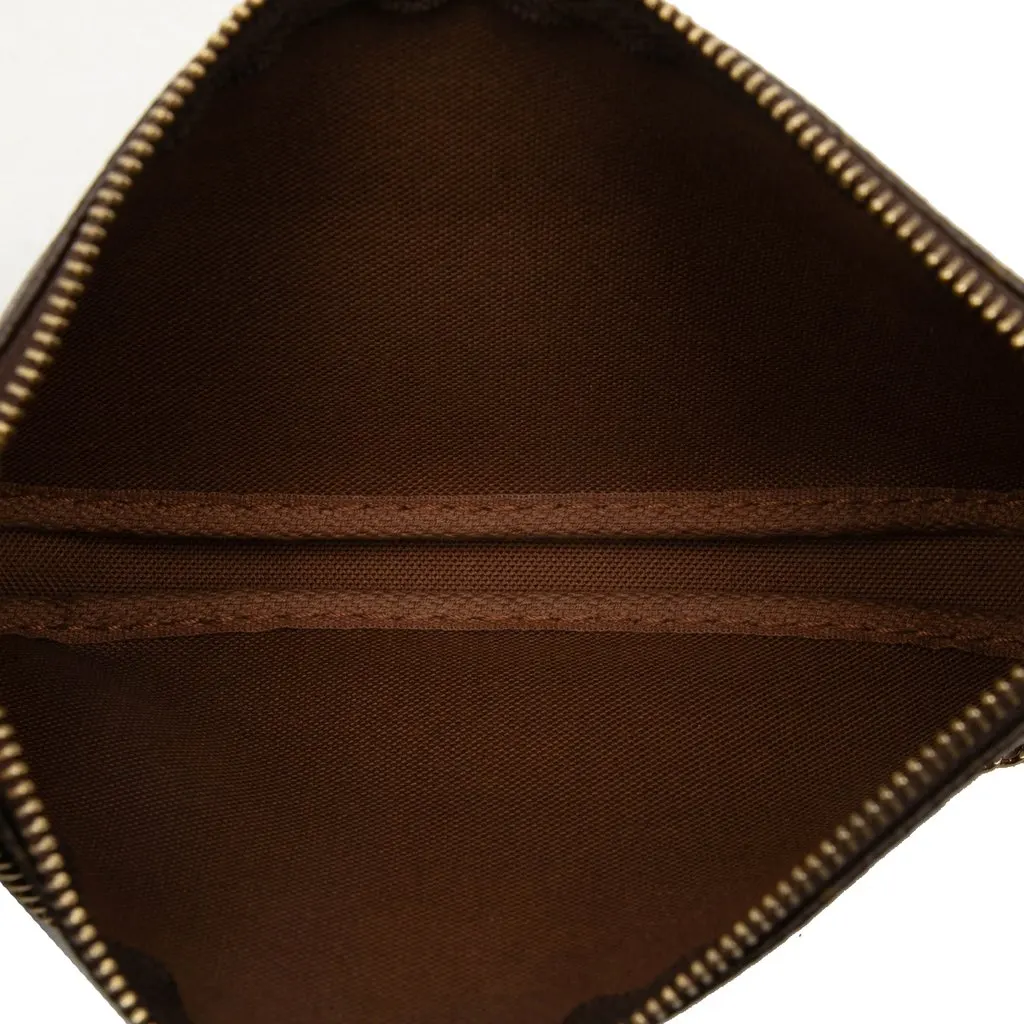 Louis Vuitton Monogram Mini Pochette Accessoires Brown Canvas Very good - Model View