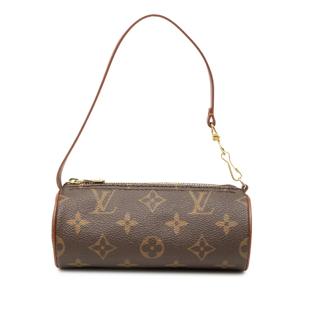 Louis Vuitton Monogram Papillon Pochette Brown Very good - Front View