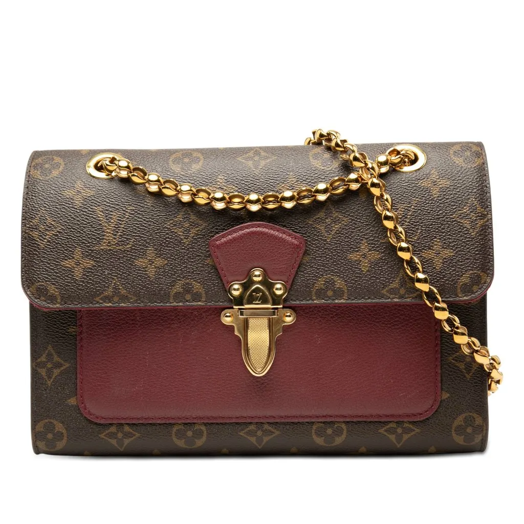 Louis Vuitton Monogram Victoire Brown Very good - Front View