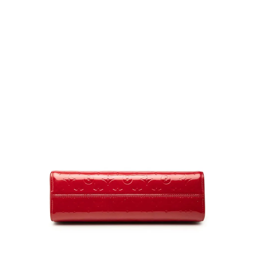 Louis Vuitton Monogram Vernis Roxbury Drive Red Leather Very good - Inside View