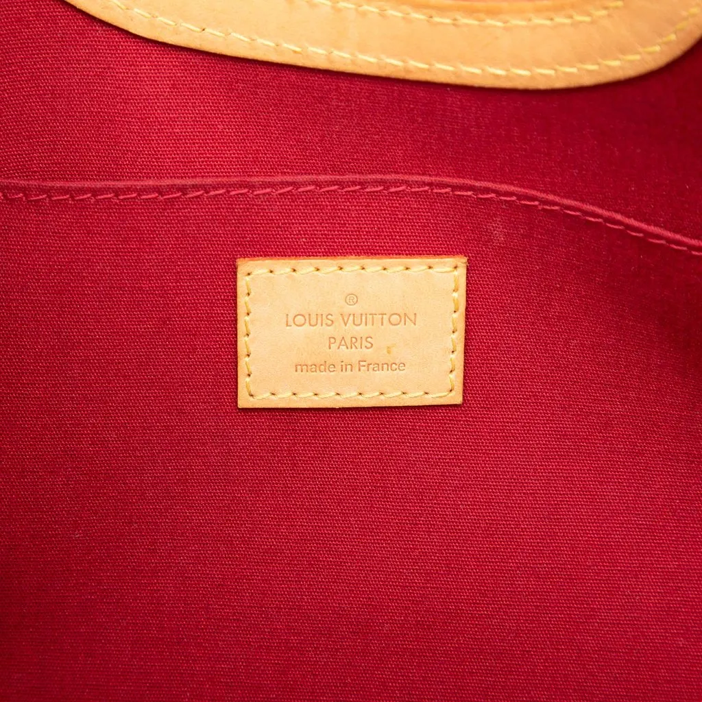 Louis Vuitton Monogram Vernis Roxbury Drive Red Leather Very good - Box View