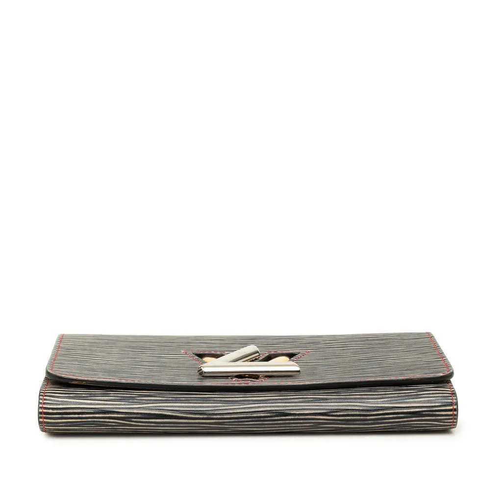 Louis Vuitton Epi Denim Twist Long Wallet Blue Leather Good - Inside View