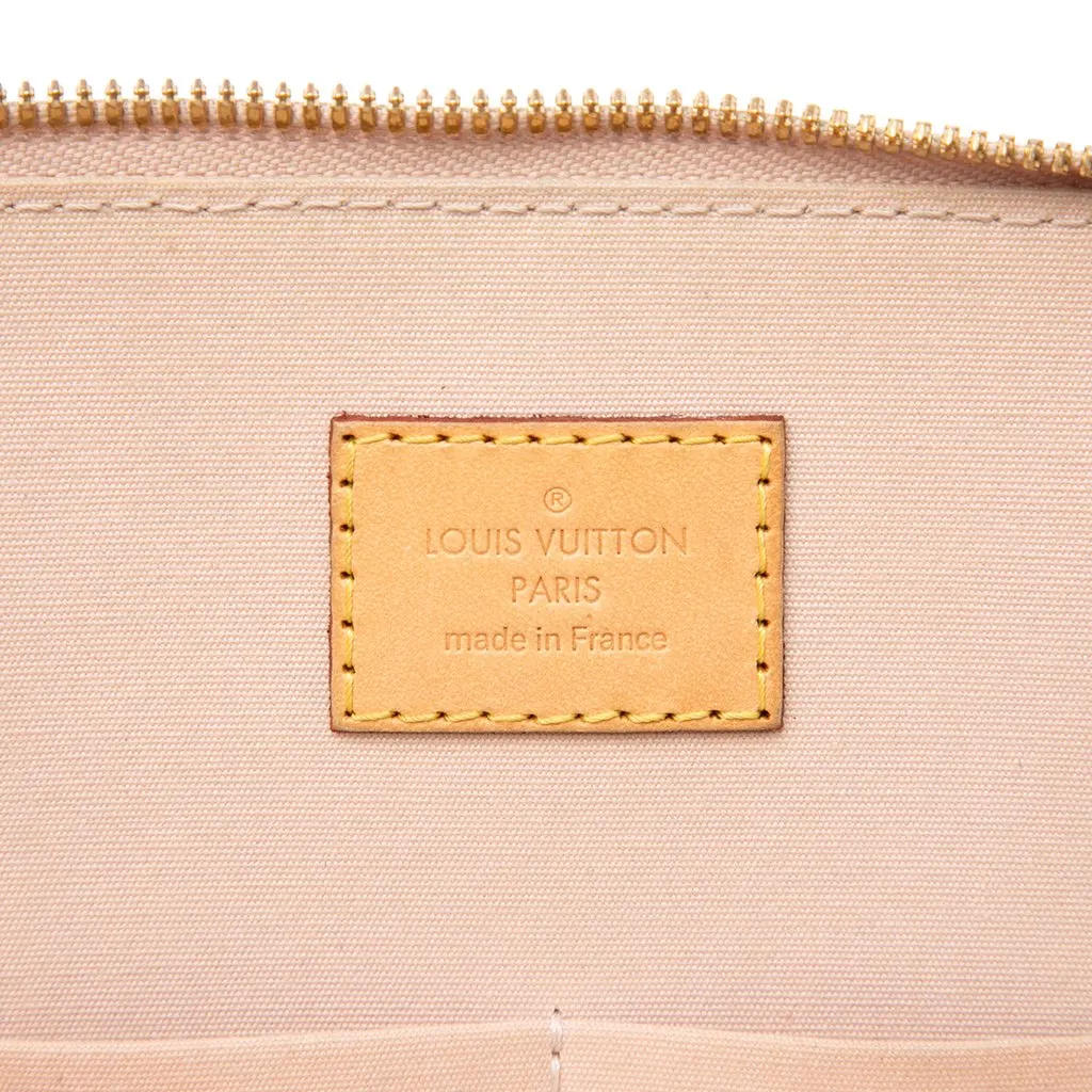 Louis Vuitton Monogram Vernis Alma PM Beige Leather Very good - Box View