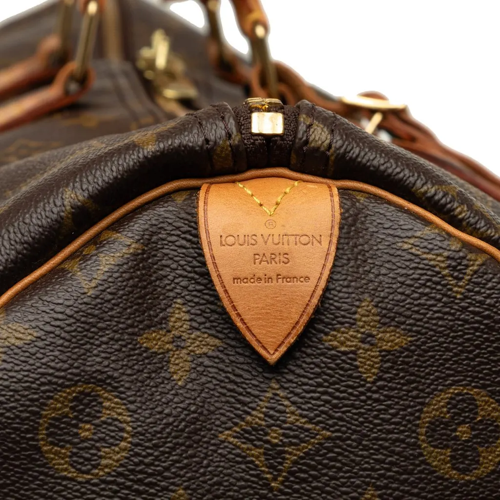 Louis Vuitton Monogram Keepall 55 Brown Good - Box View