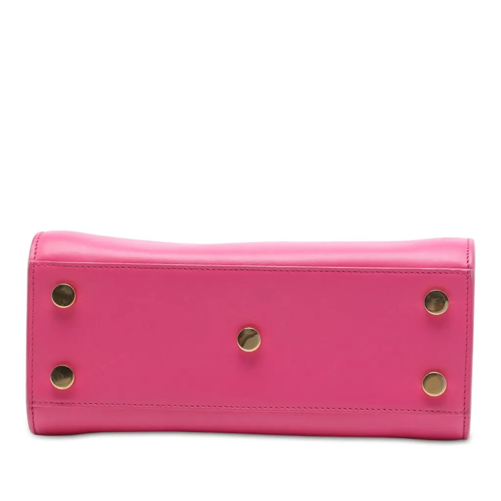 Saint Laurent Nano Leather Sac De Jour Satchel Pink Leather Very good - Inside View