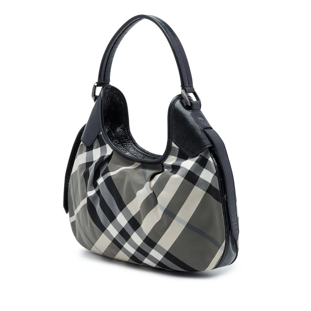 Burberry Beat Check Nylon Brooklyn Hobo MultiColor Very good - Back View