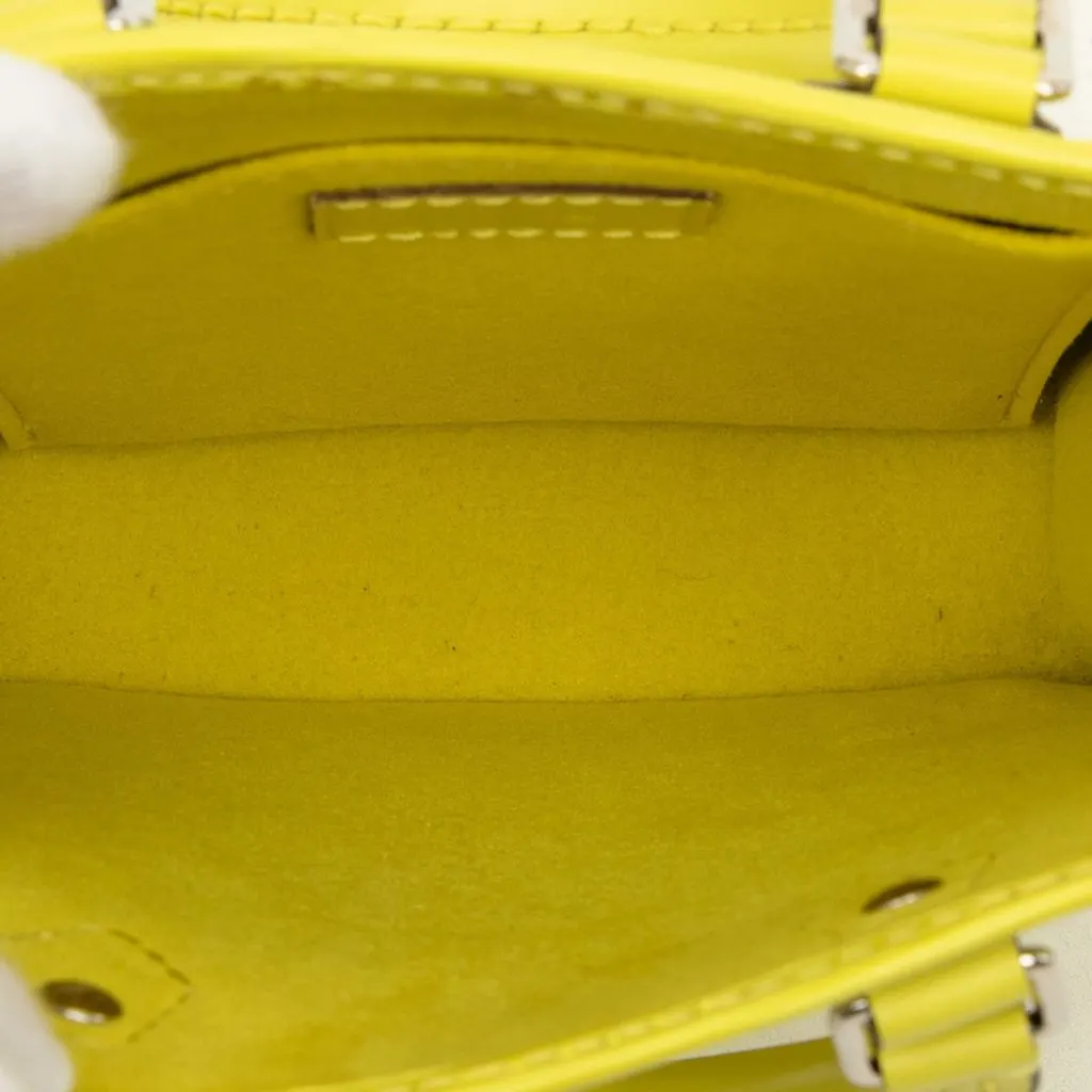 Louis Vuitton Epi Petit Sac Plat Yellow Leather Very good - Model View