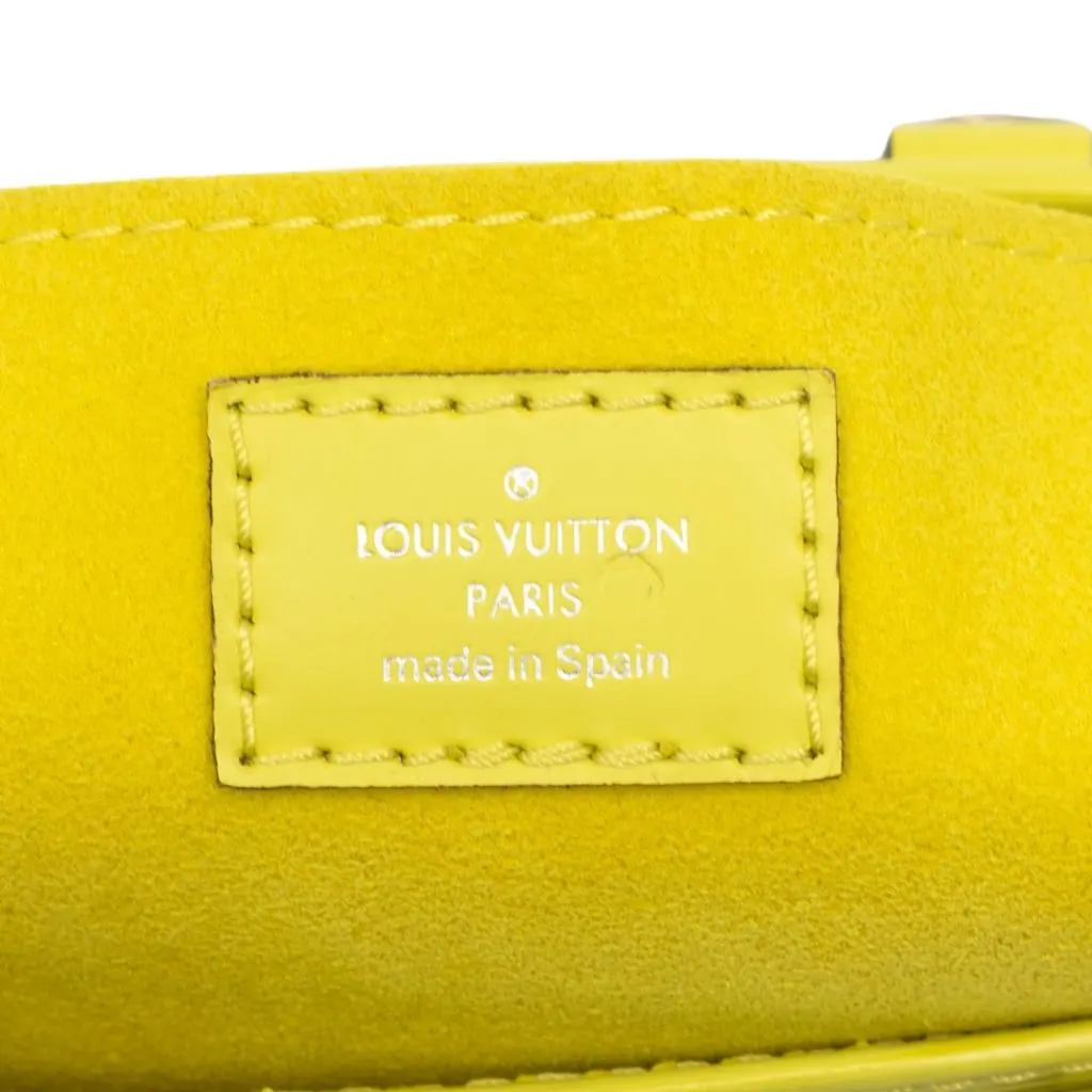 Louis Vuitton Epi Petit Sac Plat Yellow Leather Very good - Box View