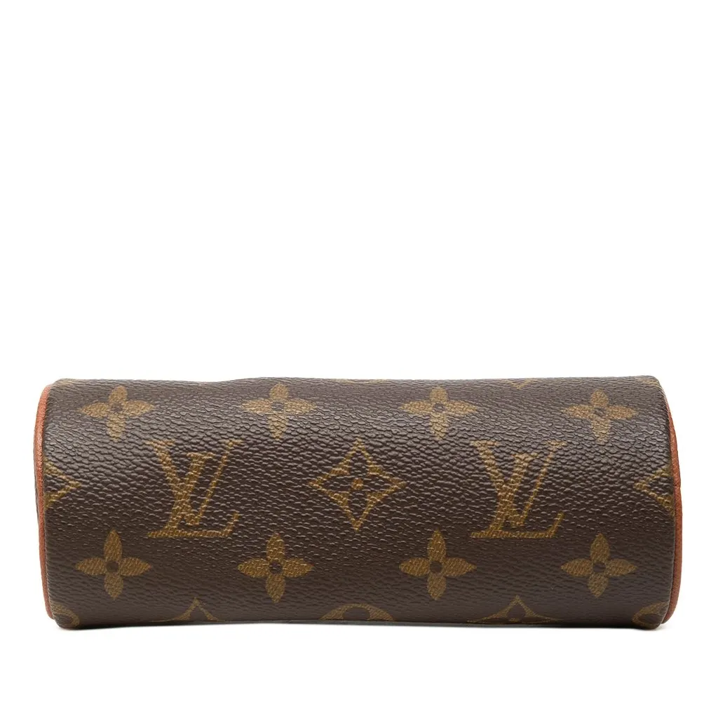 Louis Vuitton Monogram Papillon Pochette Brown Canvas Very good - Inside View