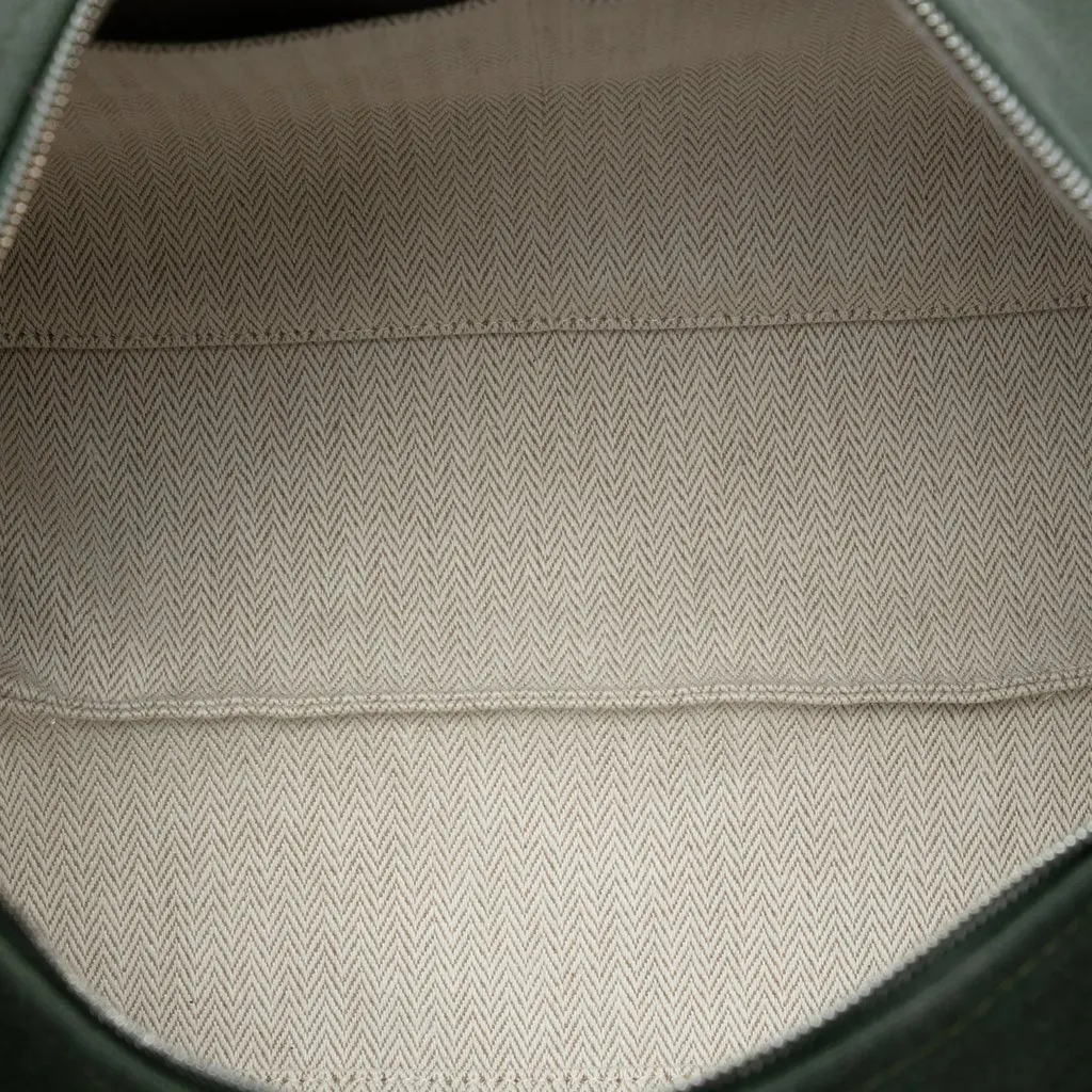 Hermès Large Toile Bride A Brac Case Green Very good - Model View