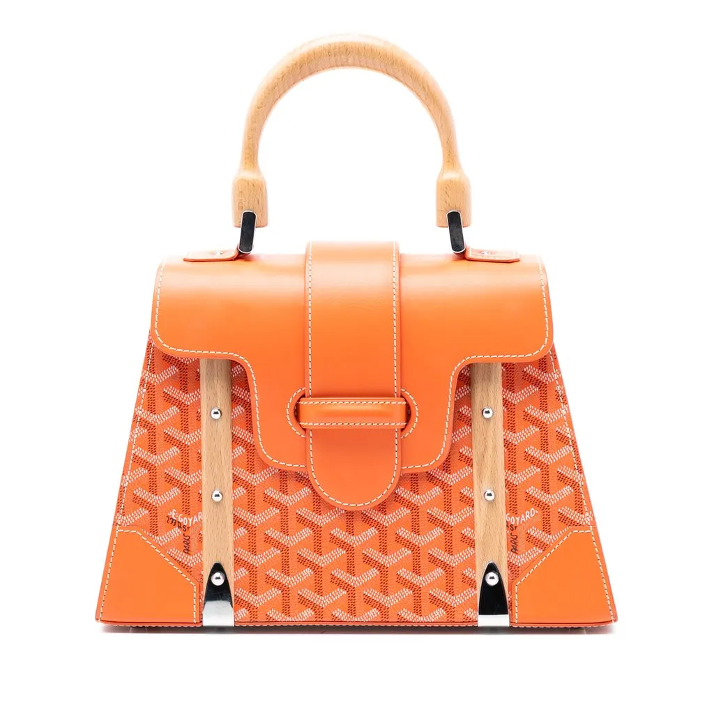 Goyard Goyardine Saigon Structured PM Orange Very good - Front View