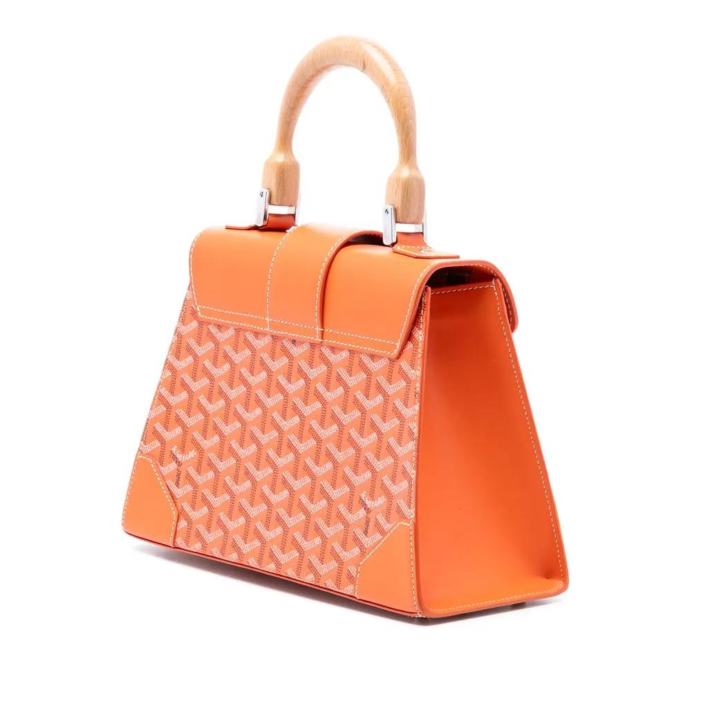 Goyard Goyardine Saigon Structured PM Orange Very good - Back View