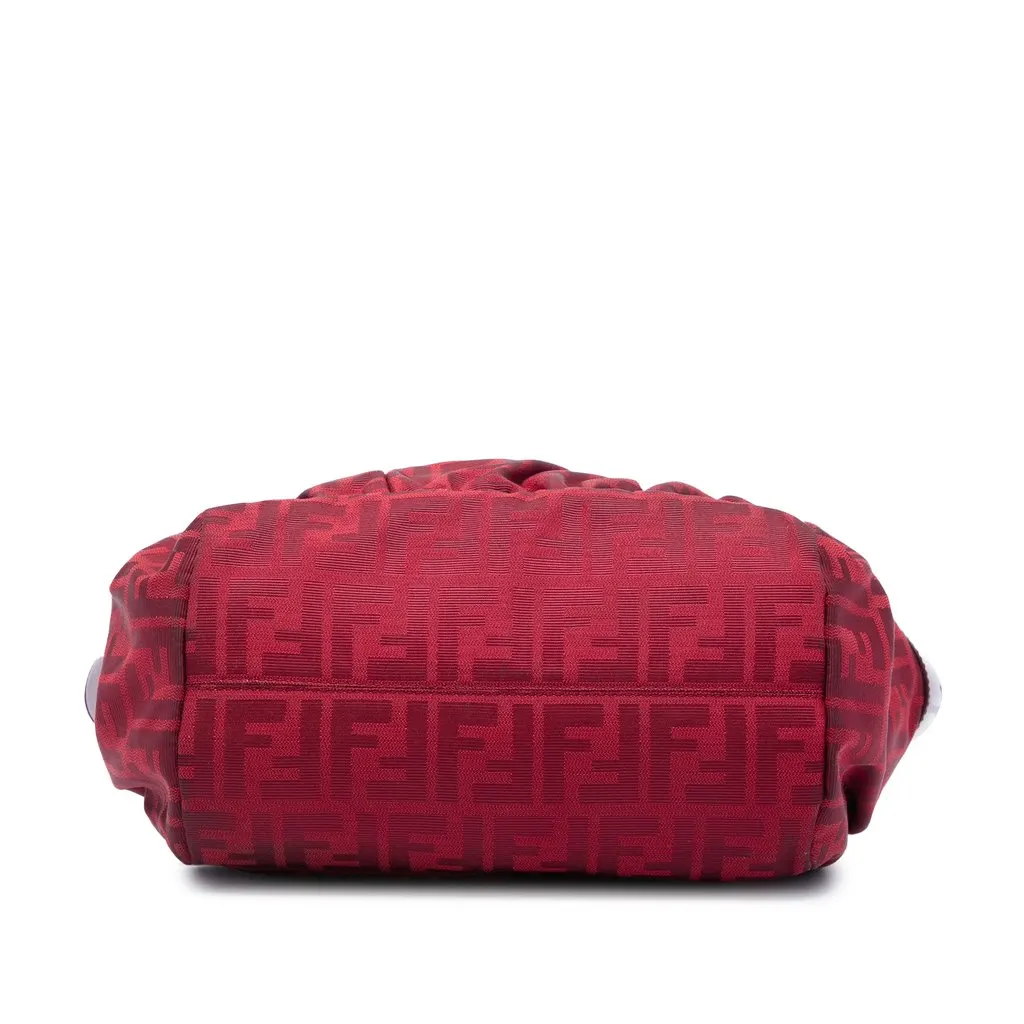 Fendi Zucca Canvas Chef Tote Red Very good - Inside View