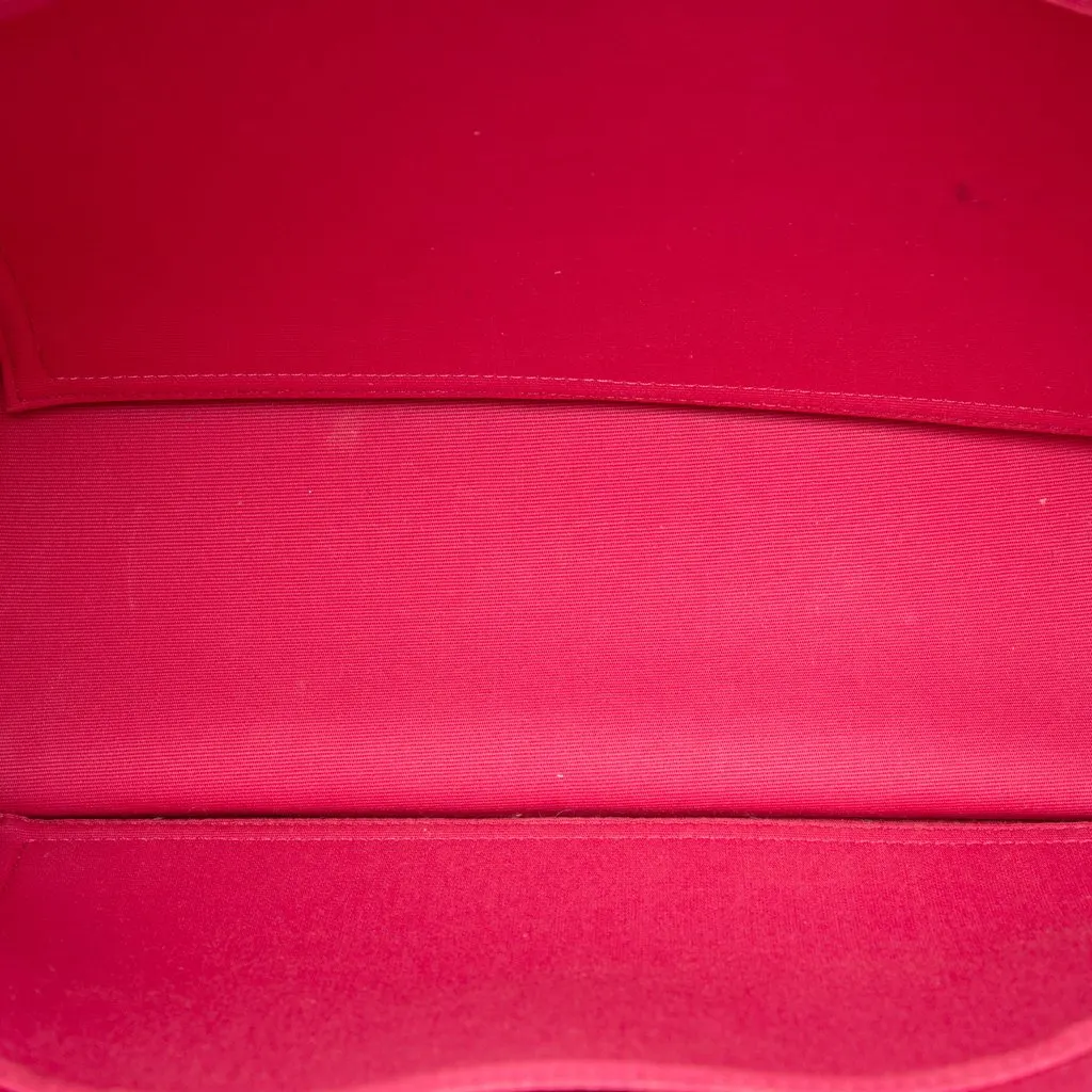 Hermès Toile Cabag Elan PM Pink Very good - Model View