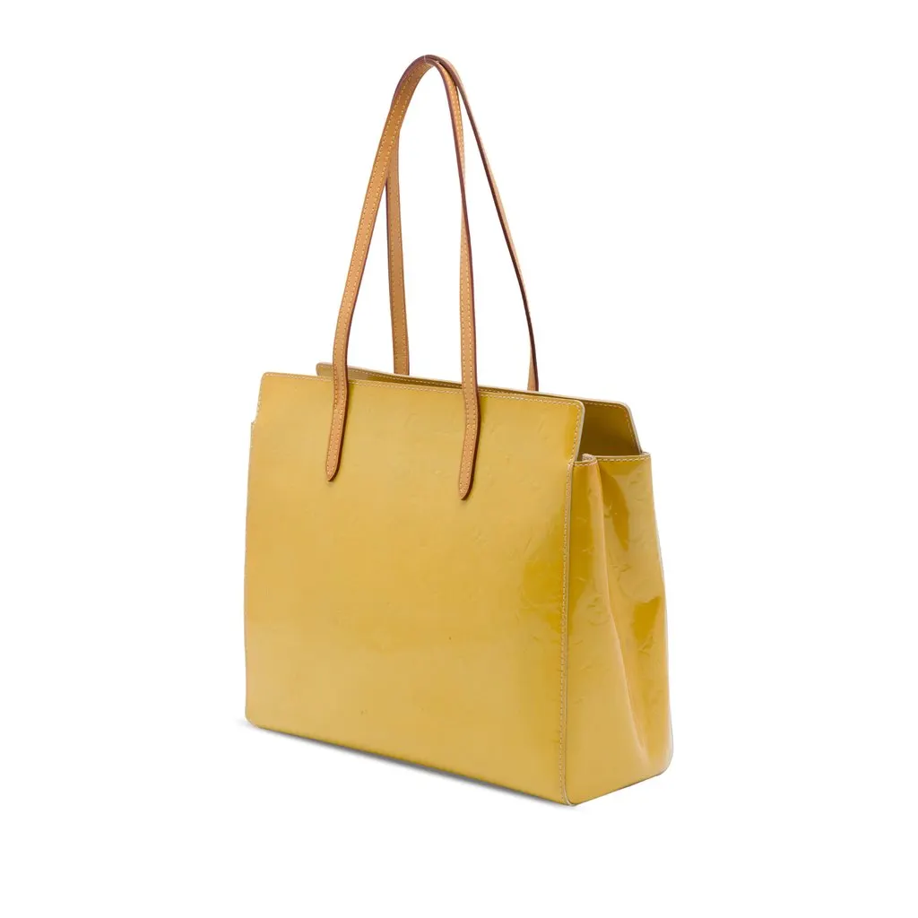 Louis Vuitton Monogram Vernis Catalina East West Yellow Leather Very good - Back View